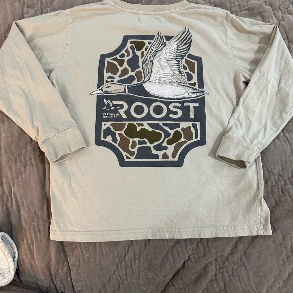 Roost Kids Long Sleeve Shirt - khaki